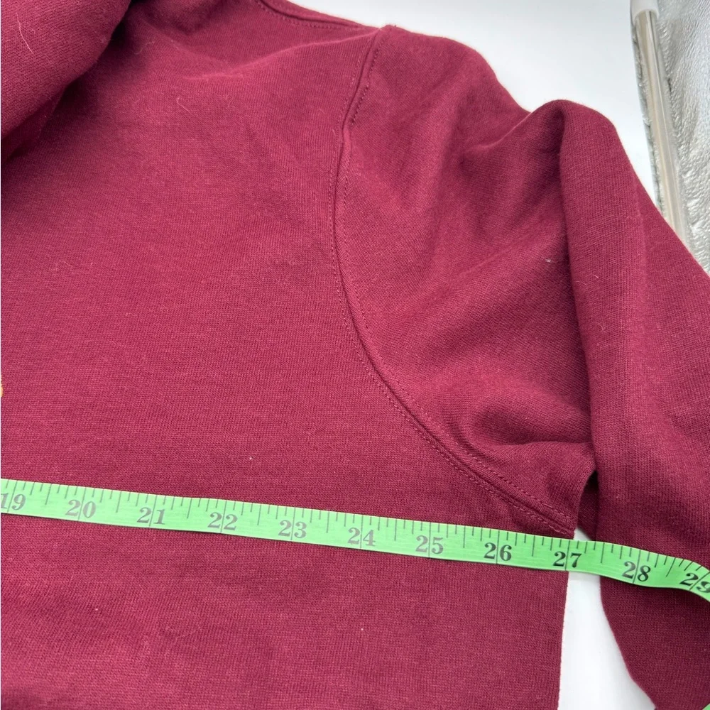 Polo‎ Ralph Lauren Maroon Hoodie with Embroidered 3 Pony Graphic, Size XL